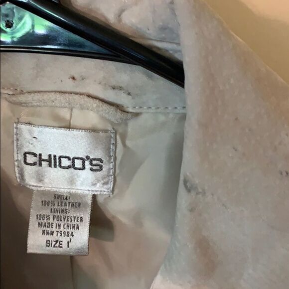 Chico’s leather coat  - Picture 5 of 8